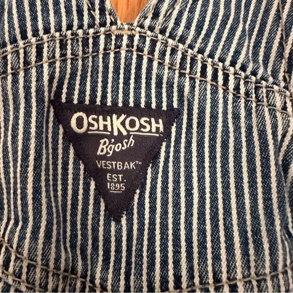 Baby B’gosh By Oshkosh Overall striped, Distressed, Size 18 Months (n)